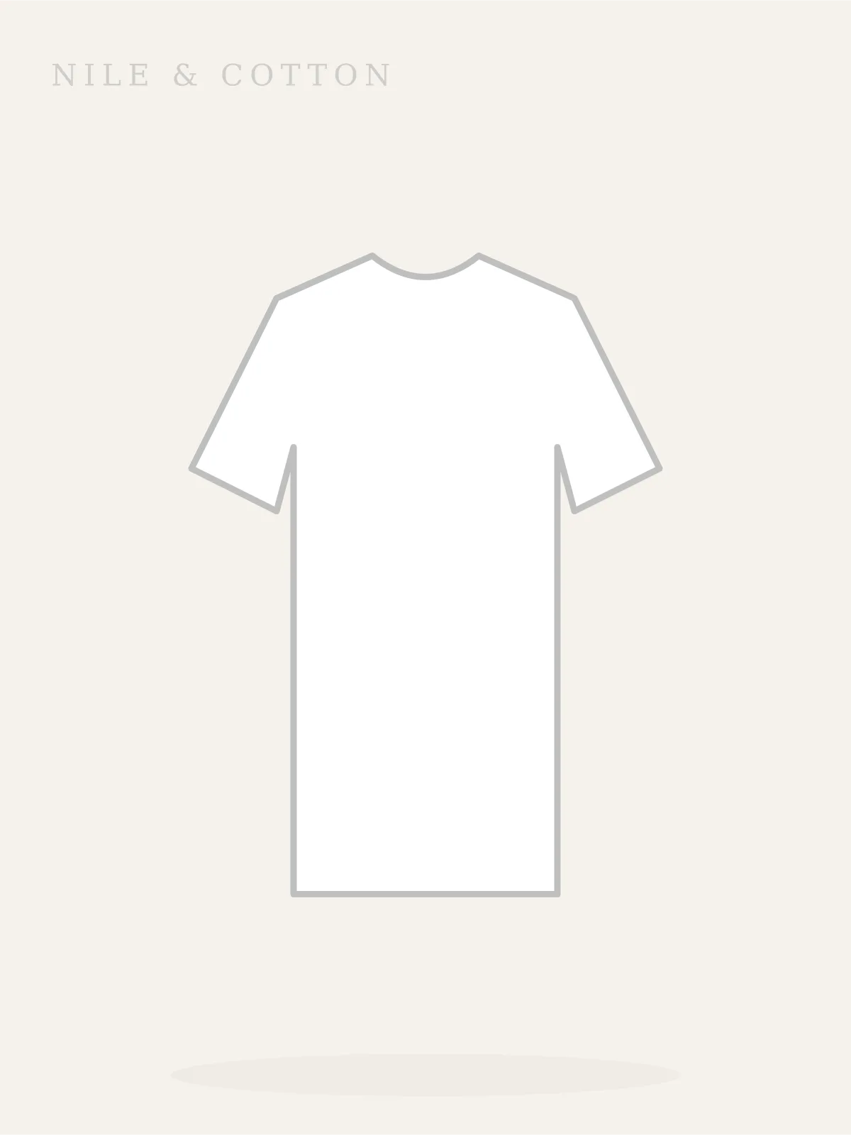 Giza Crew-Neck Tee in white