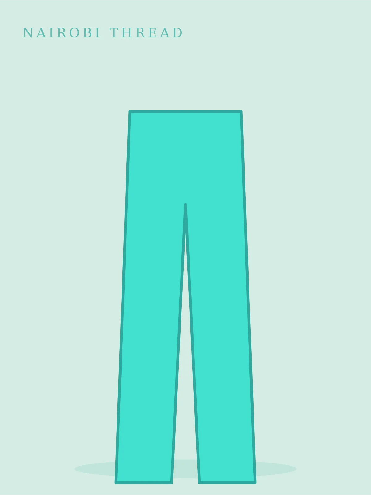 Kikoy Stripe Shorts in turquoise